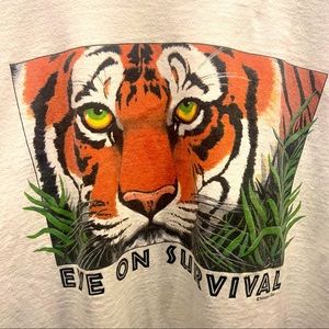 XXL VINTAGE SINGLE STITCH TIGER SCREEN FOTL
